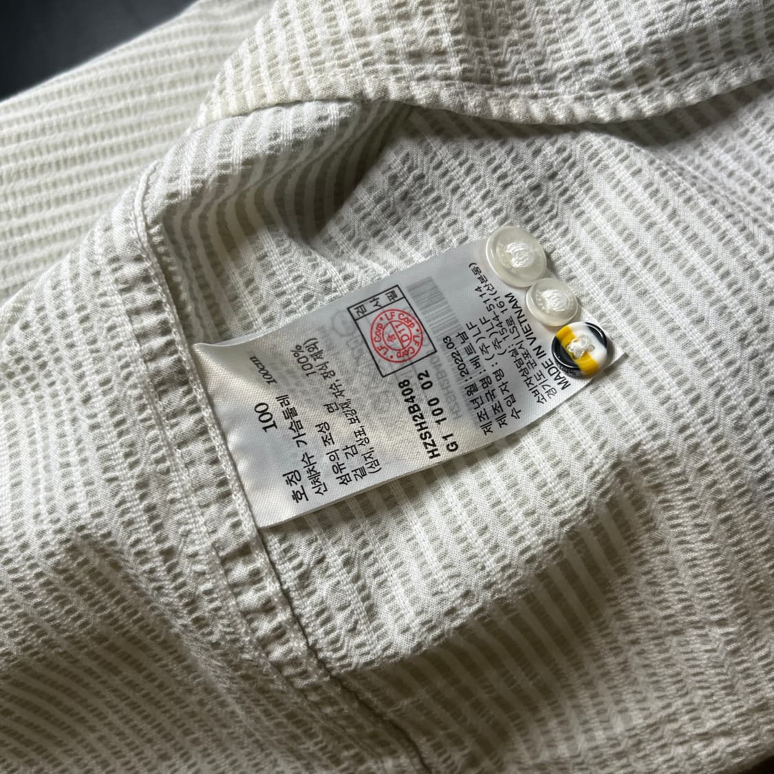 헤지스 스트라이프 셔츠 상품이미지6