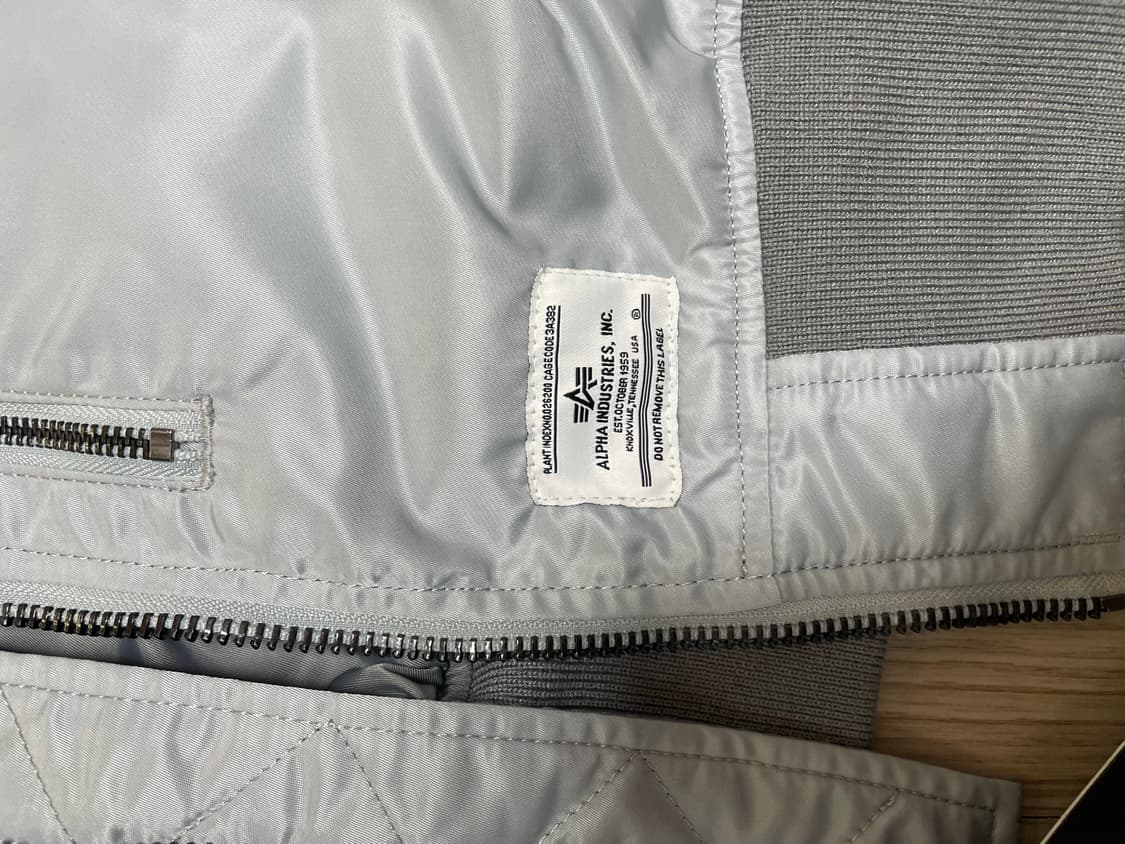 새상품) 알파인더스트리 L-2B 크롭드 젠 II 라이트 그레이 S/P 상품이미지8