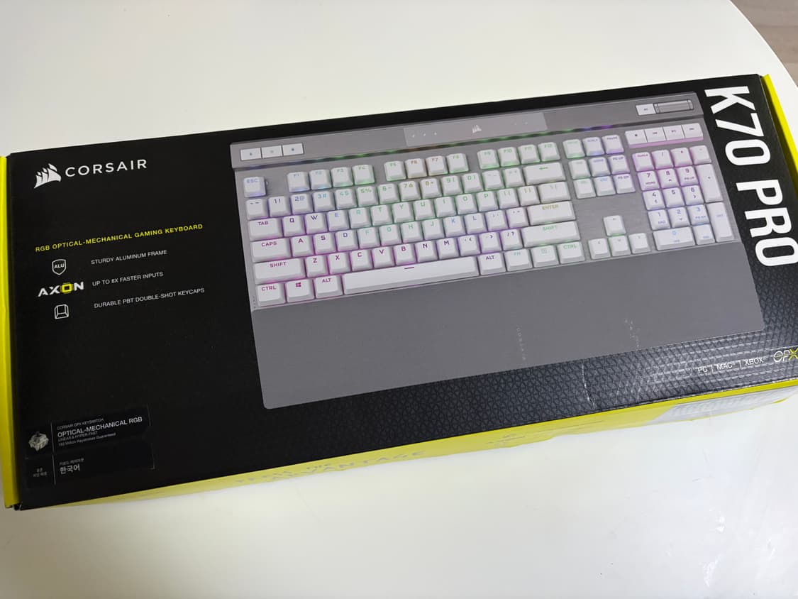 커세어 K70 pro opx 광적축 키보드 상품이미지4