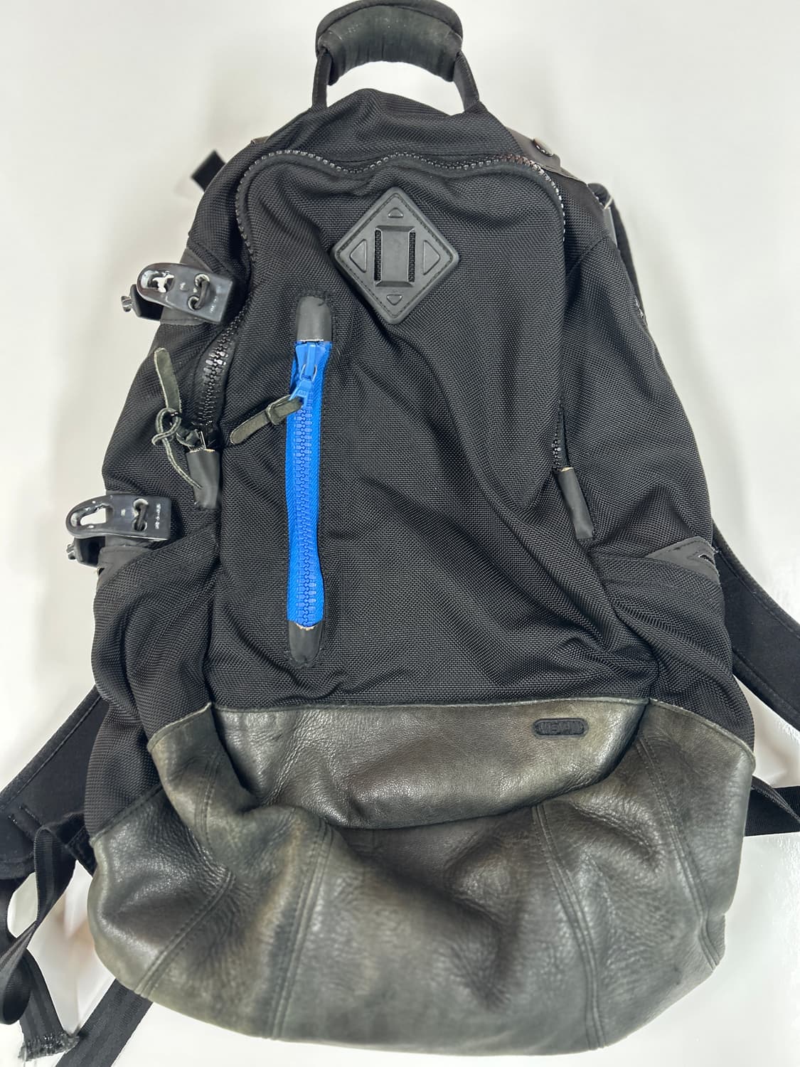 VISVIM 올드비즈빔 블랙 블루포인트지퍼 발리스틱백팩 20L 상품이미지1