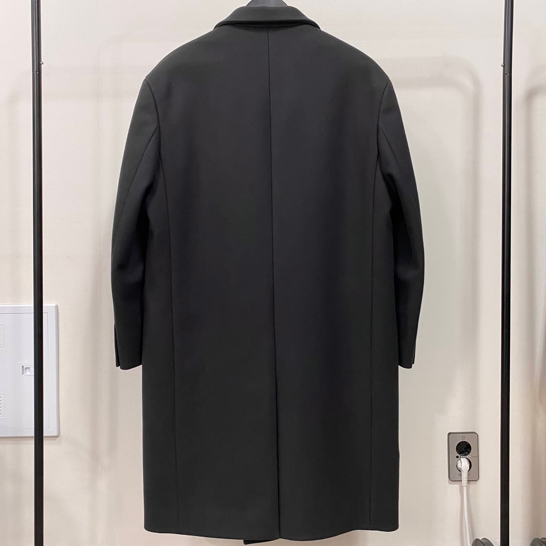 질스튜어트 뉴욕 울 캐시미어 더블 코트 챠콜그레이 상품이미지2