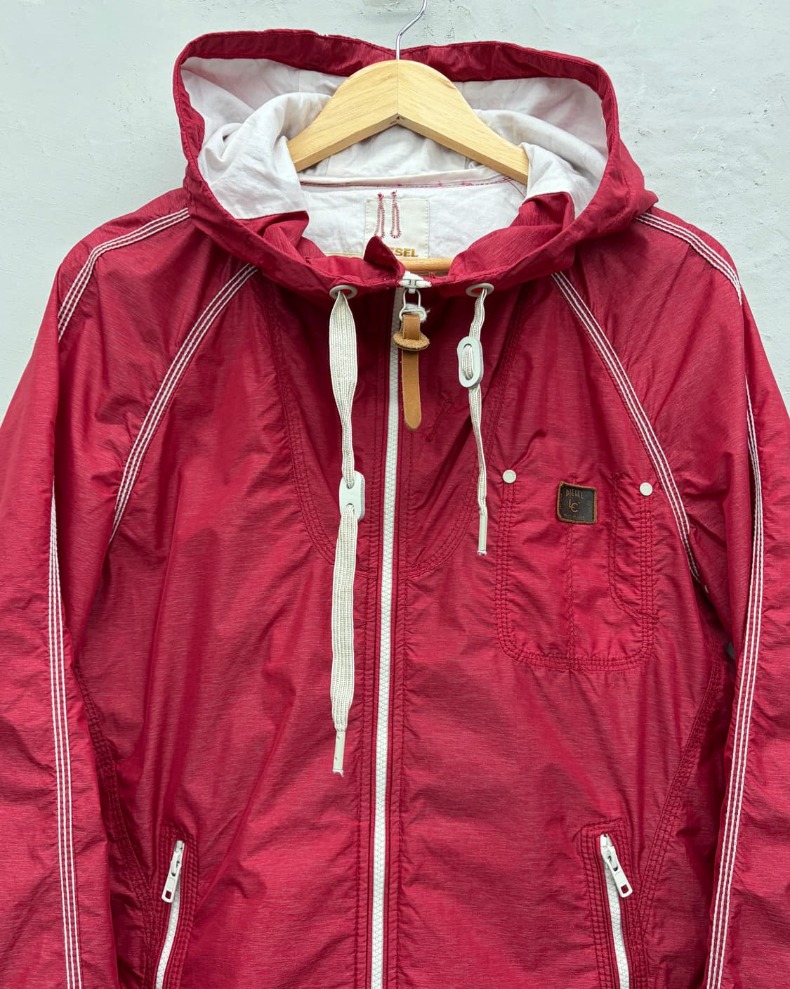 디젤 00s 스티치 디테일 후드 자켓 상품이미지2