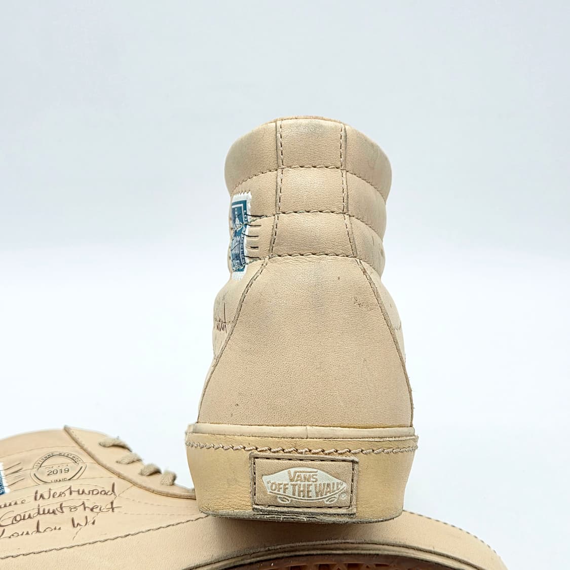  반스 X 비비안웨스트우드 스케이트하이 내츄럴 레더 (230)   상품이미지2