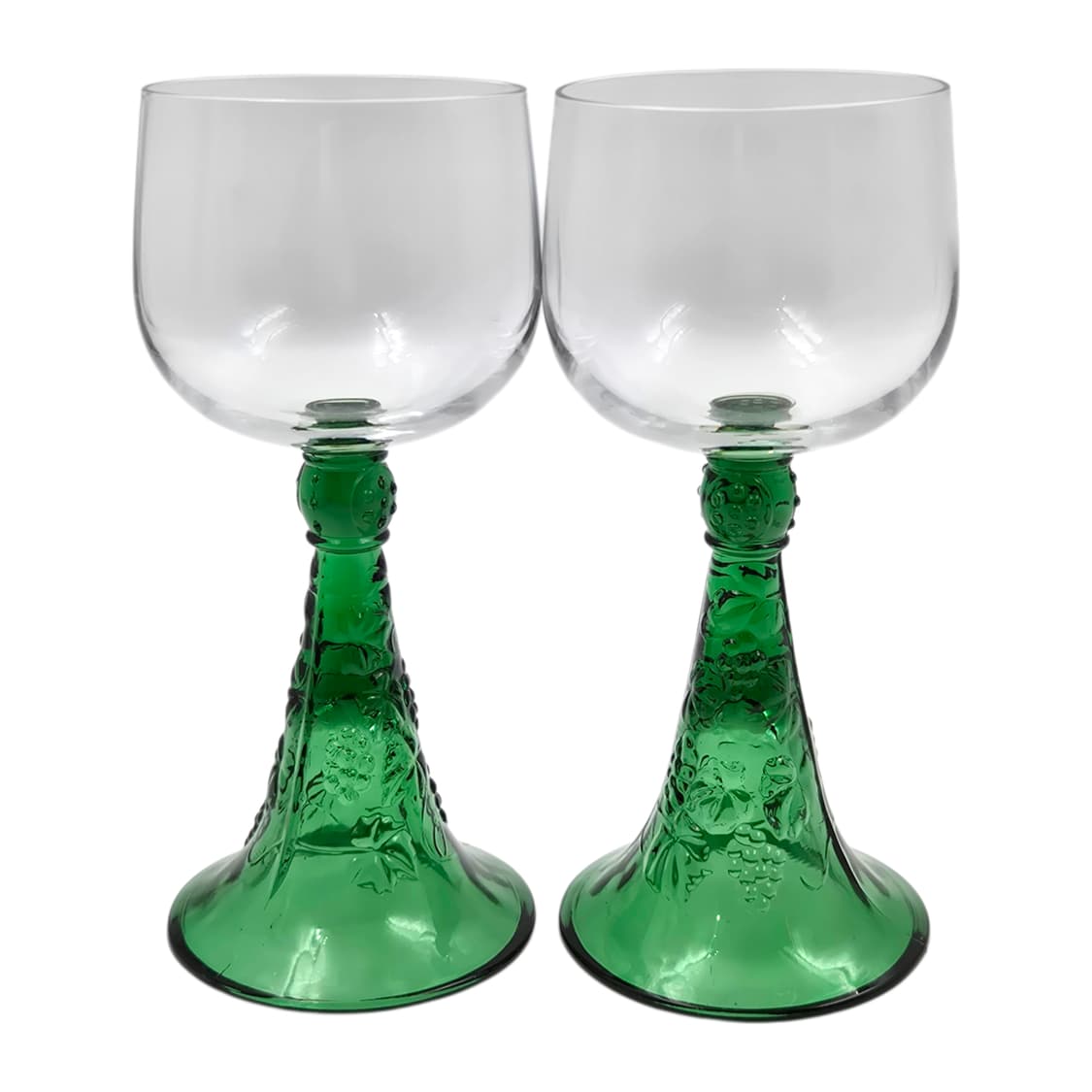 70s 사사키 그린 포도 넝쿨 빅 고블렛 1p 상품이미지1