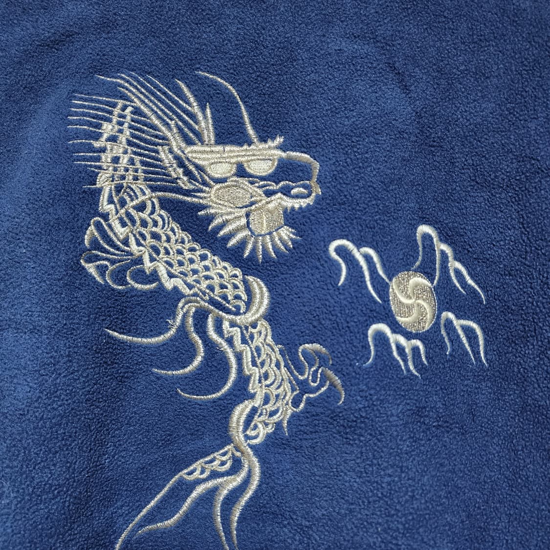 챌린지스피릿 아메카지 워크웨어 오리엔탈 폴리스 용 자수 집업 상품이미지4