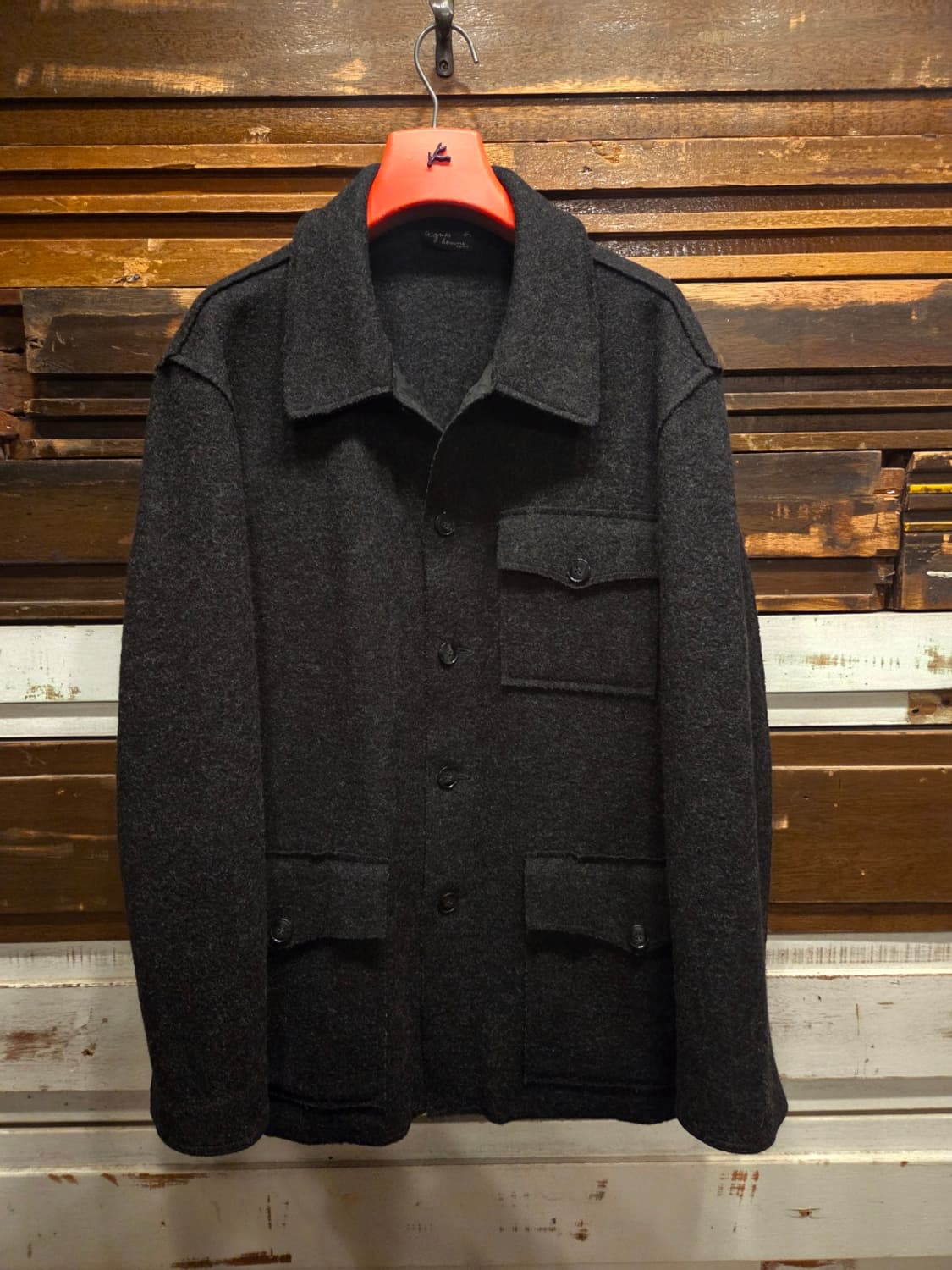 아그네스베 헤비멜톤울 자켓 상품이미지9