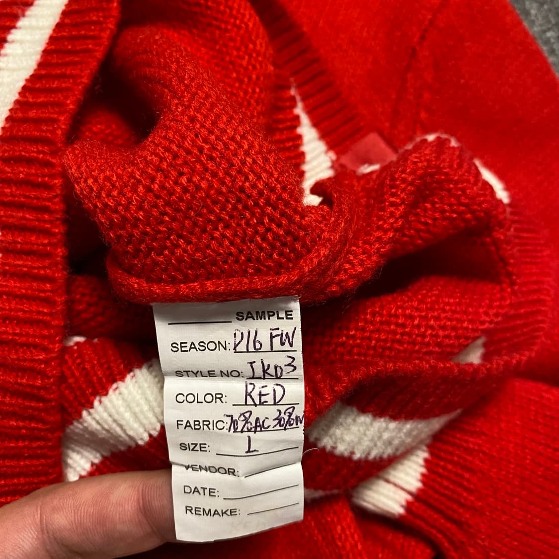 🌊Dickies Red logo knit 상품이미지6