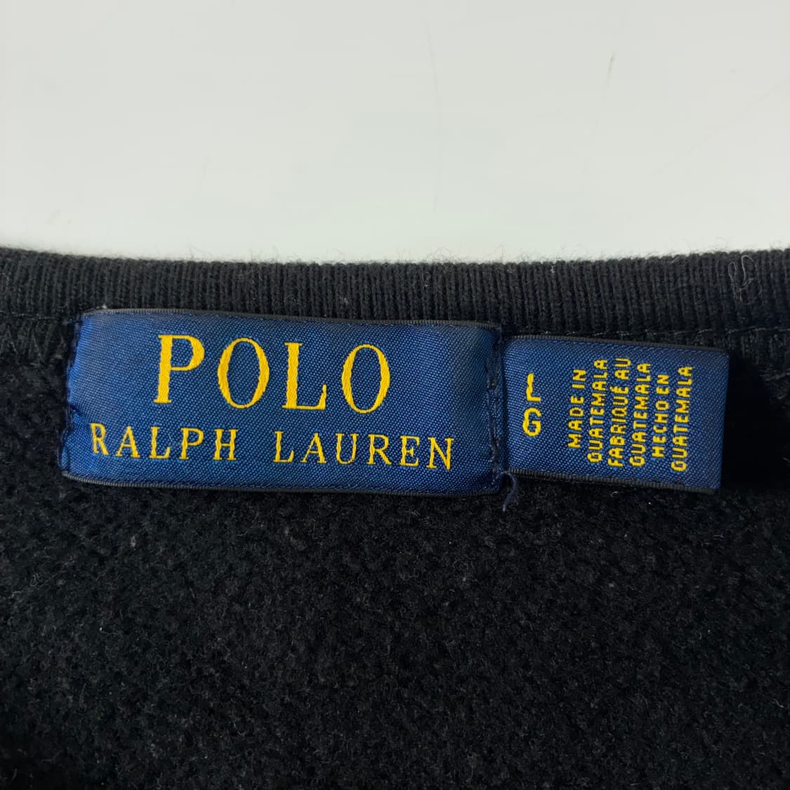 Polo  폴로 랄프로렌 자수 블랙 맨투맨  상품이미지4
