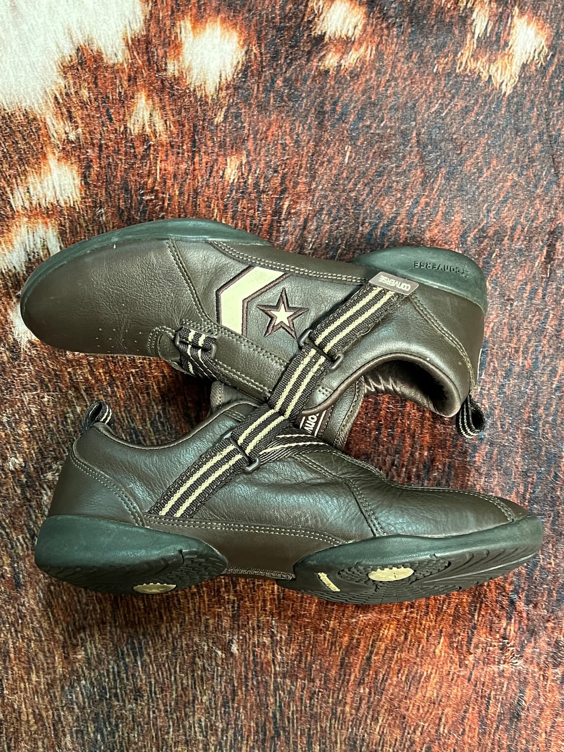 컨버스 빈티지 브라운 발레코어 슈즈 240~250 (양발 사이즈 다름) 상품이미지2