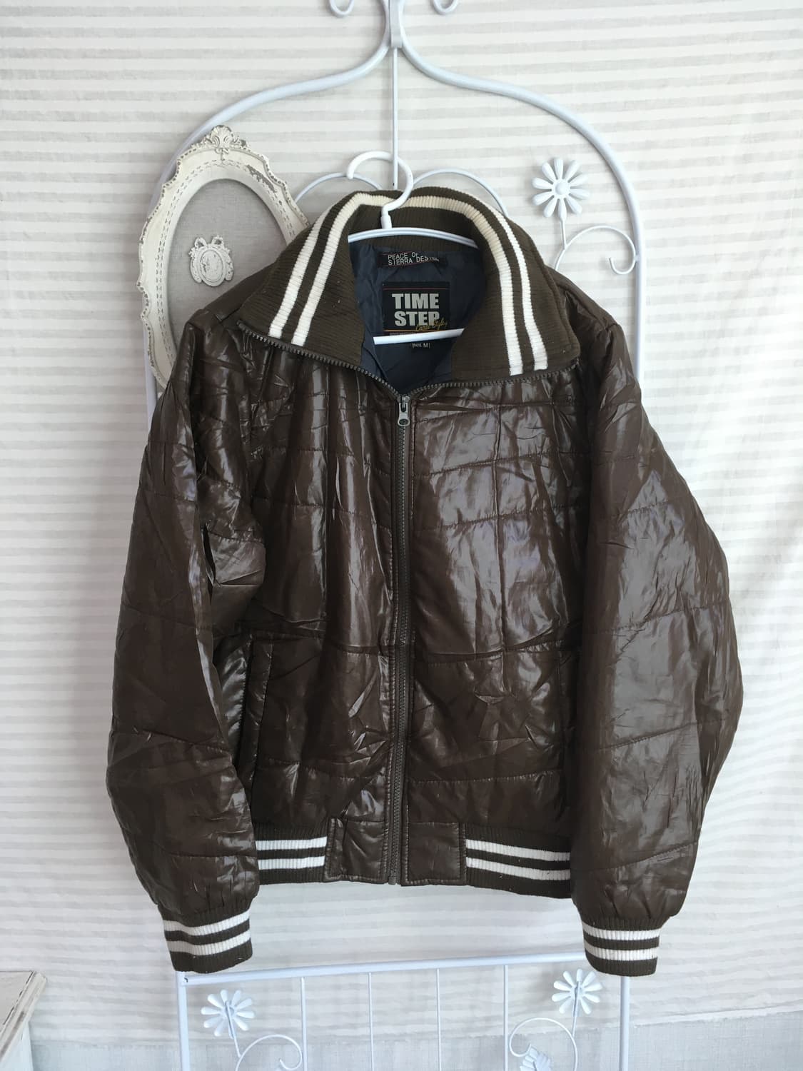 jpn vintage 브라운 블루종 점퍼 상품이미지1