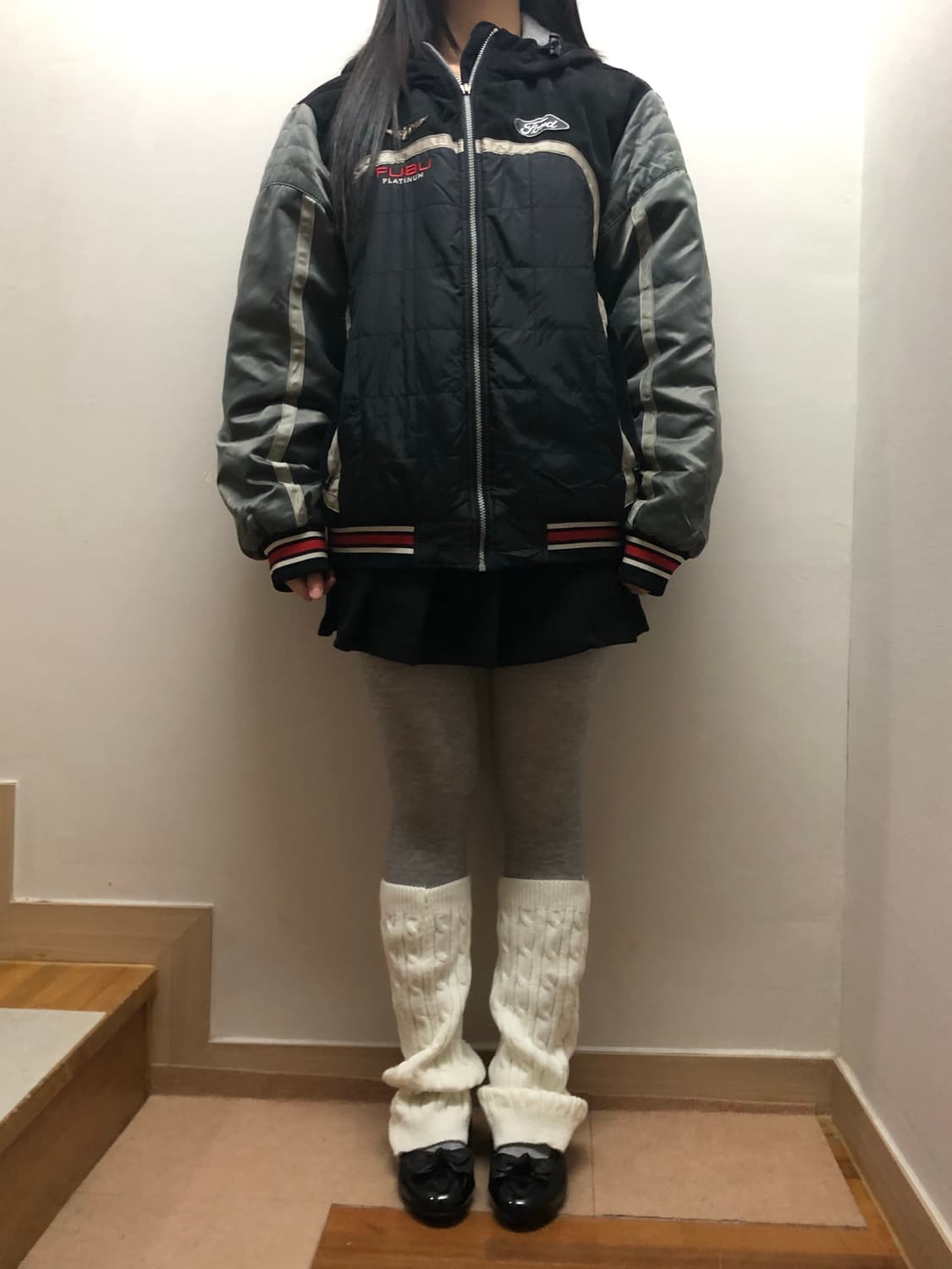 빈티지 푸부 블랙 펑크 점퍼 상품이미지6