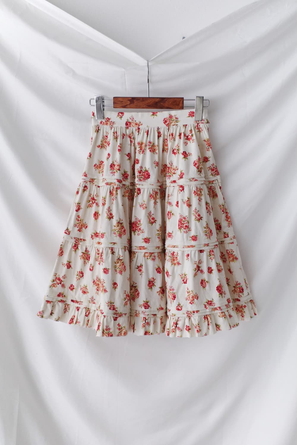 body line) flower cancan skirt 상품이미지5