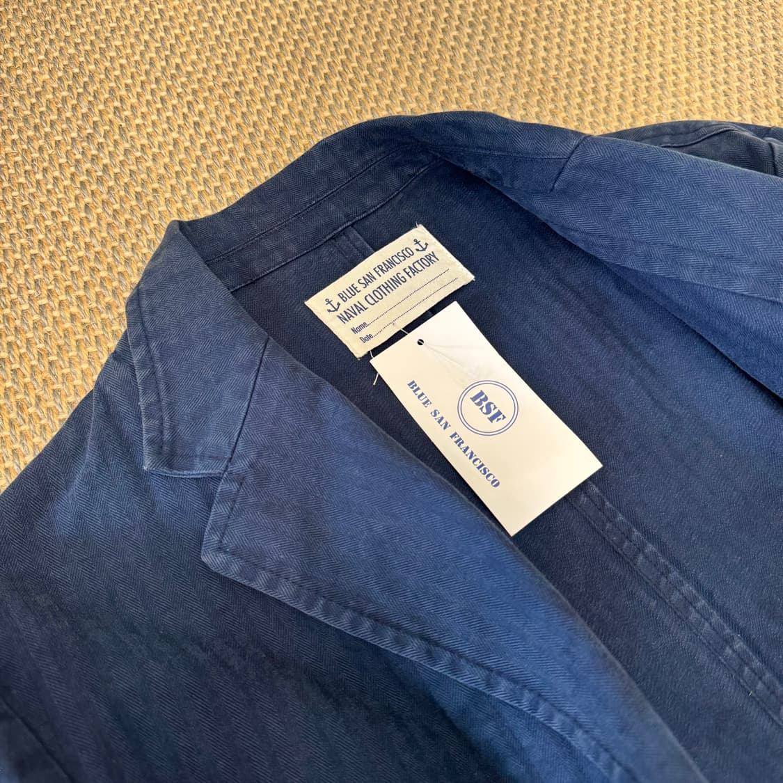 BSF 이탈리안 최상급 게버딘 코튼 아메카지 블레이저 필드코트 숏코트
 상품이미지9