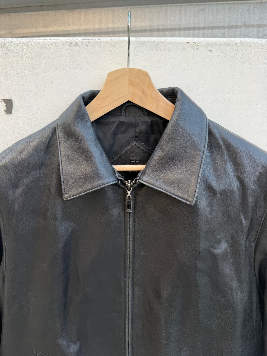 발렌시아가 램 스킨 레더 자켓 상품이미지3