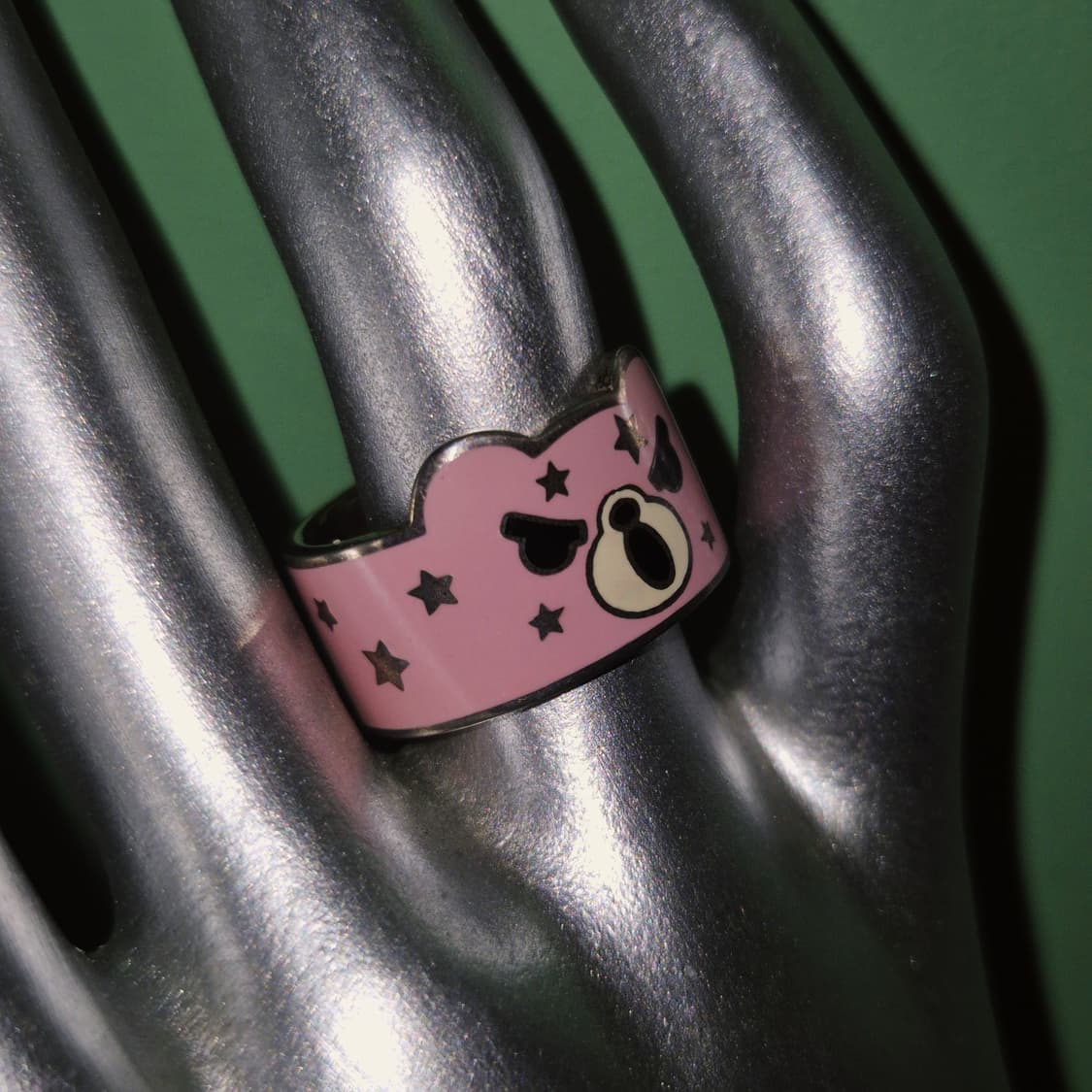 00s 히스테릭글래머 핑크 퍽베어 실버925 링 상품이미지4