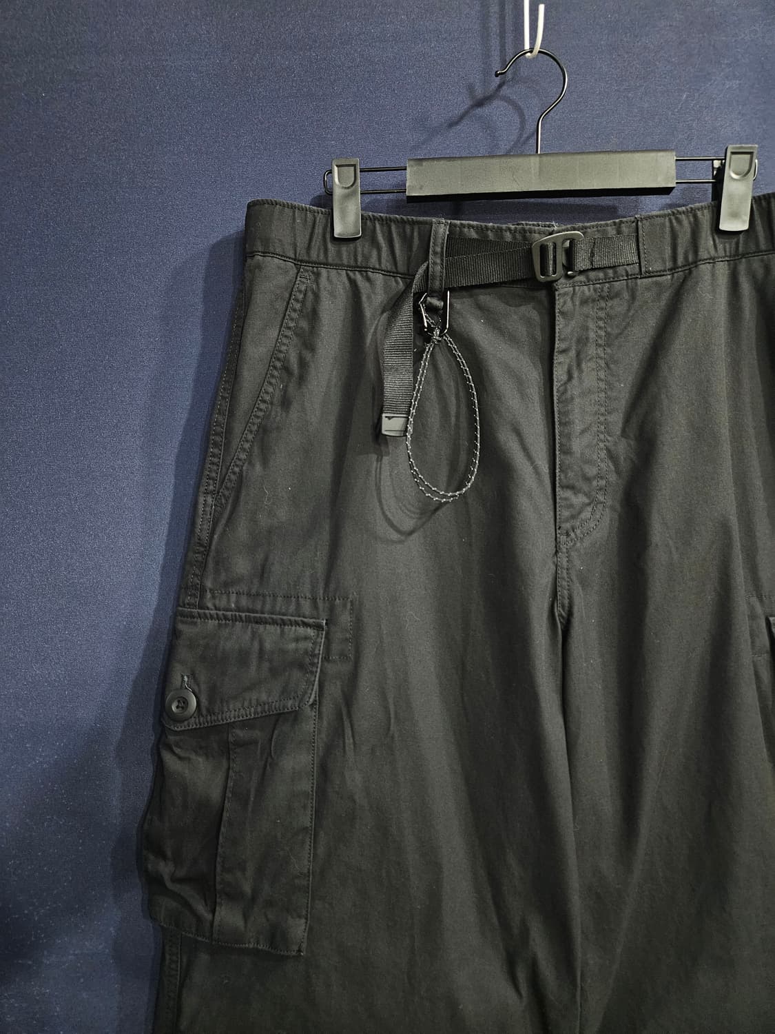 무신사 스탠다드 블랙 남성 허리 34~35 카고팬츠  상품이미지4