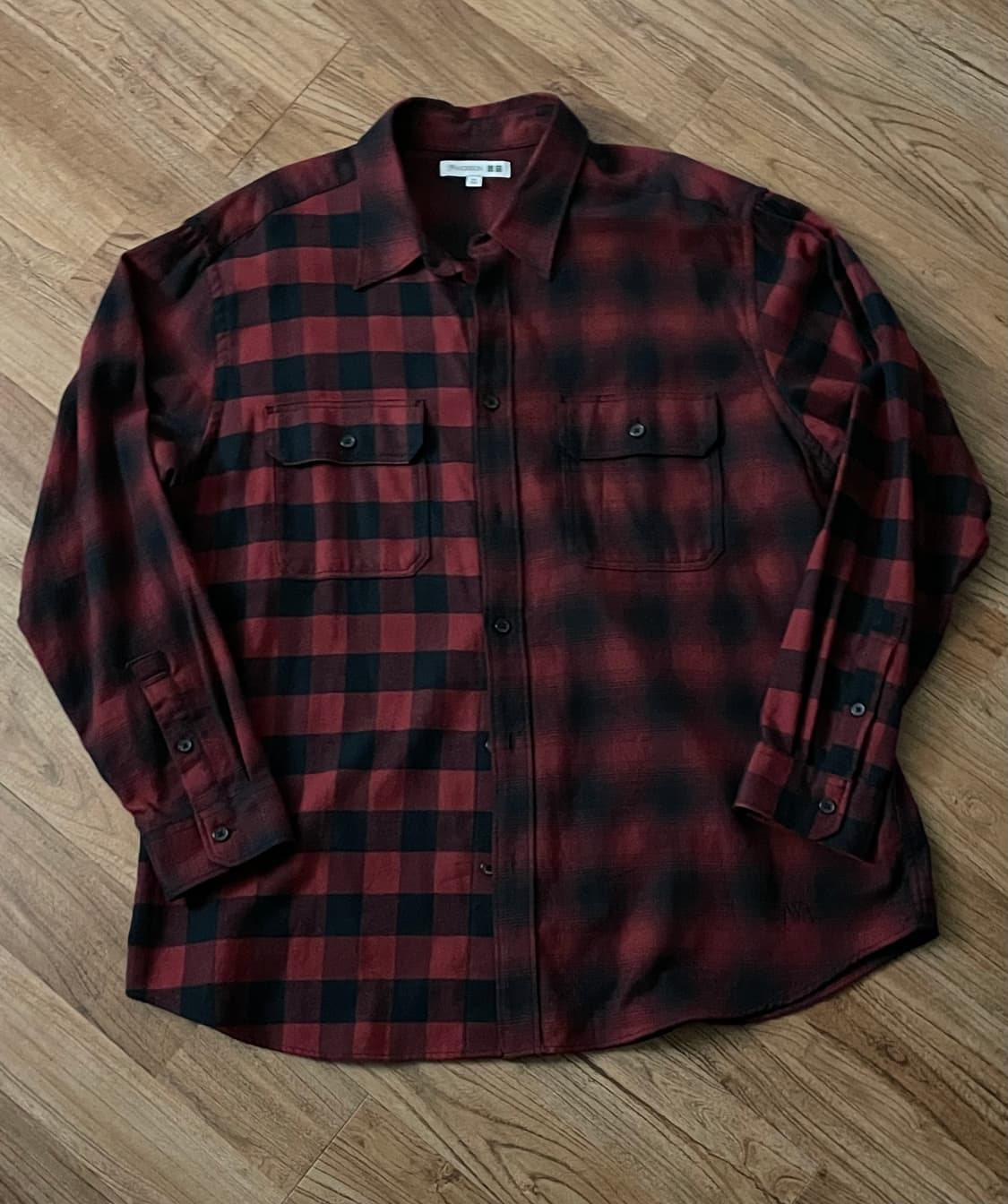 유니클로 JW 콜라보 타탄 체크 셔츠 상품이미지1