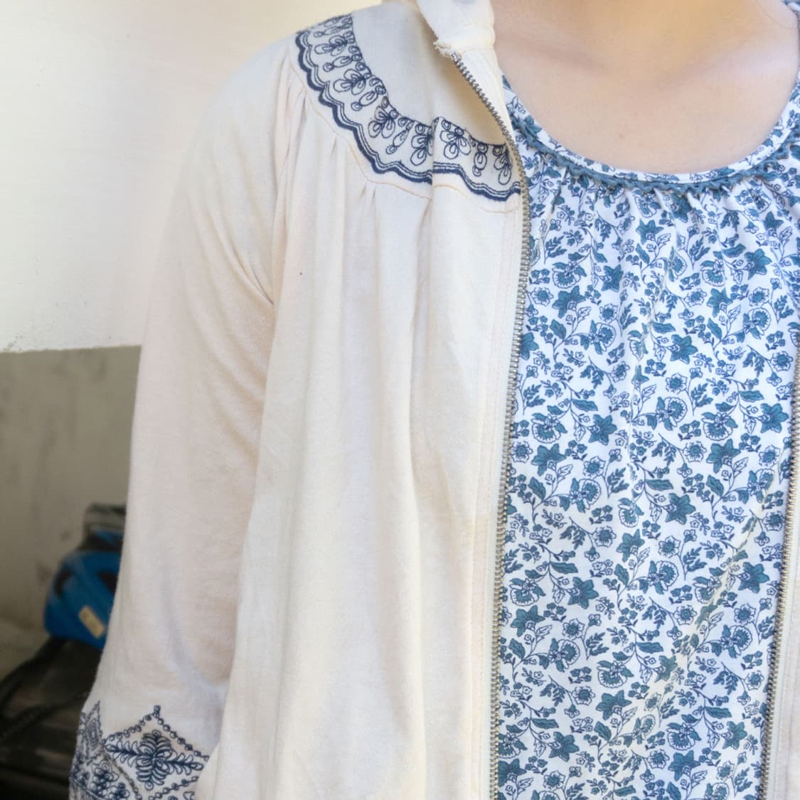 블루 안개빛 체크 정원 SET 상품이미지3