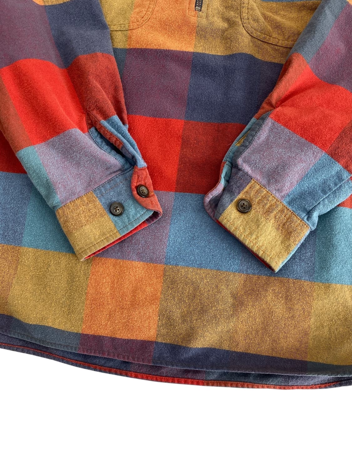 00‘s 에디바우어 플란넬 풀오버 셔츠  상품이미지7