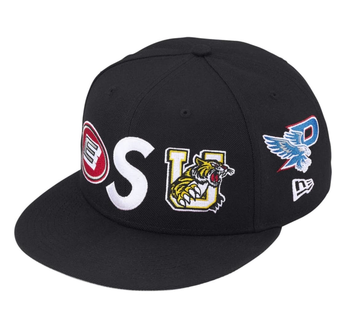 슈프림 x 뉴에라 마스코트 S로고 블랙  상품이미지1