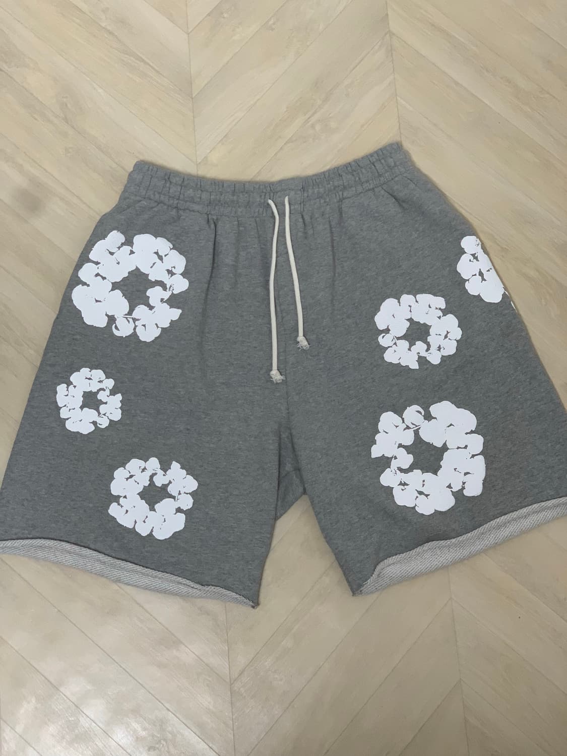 데님티어스 반바지 쇼츠 그레이 XL 상품이미지1