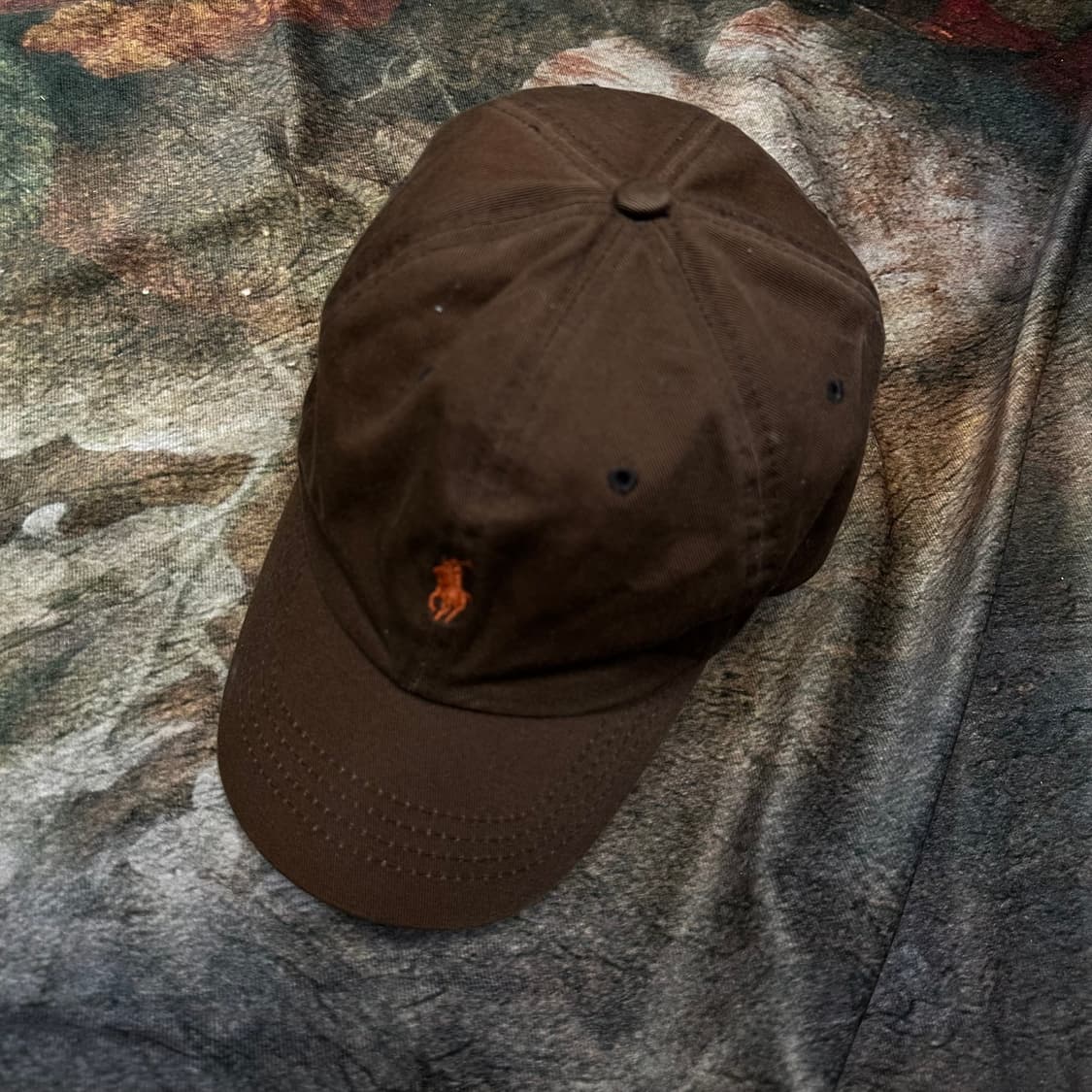 폴로 랄프로렌 빈티지 브라운 포니로고볼캡  상품이미지2
