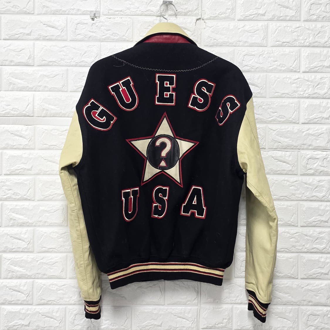 게스 Guess 1981 올드스쿨 바시티 자켓 L 상품이미지4