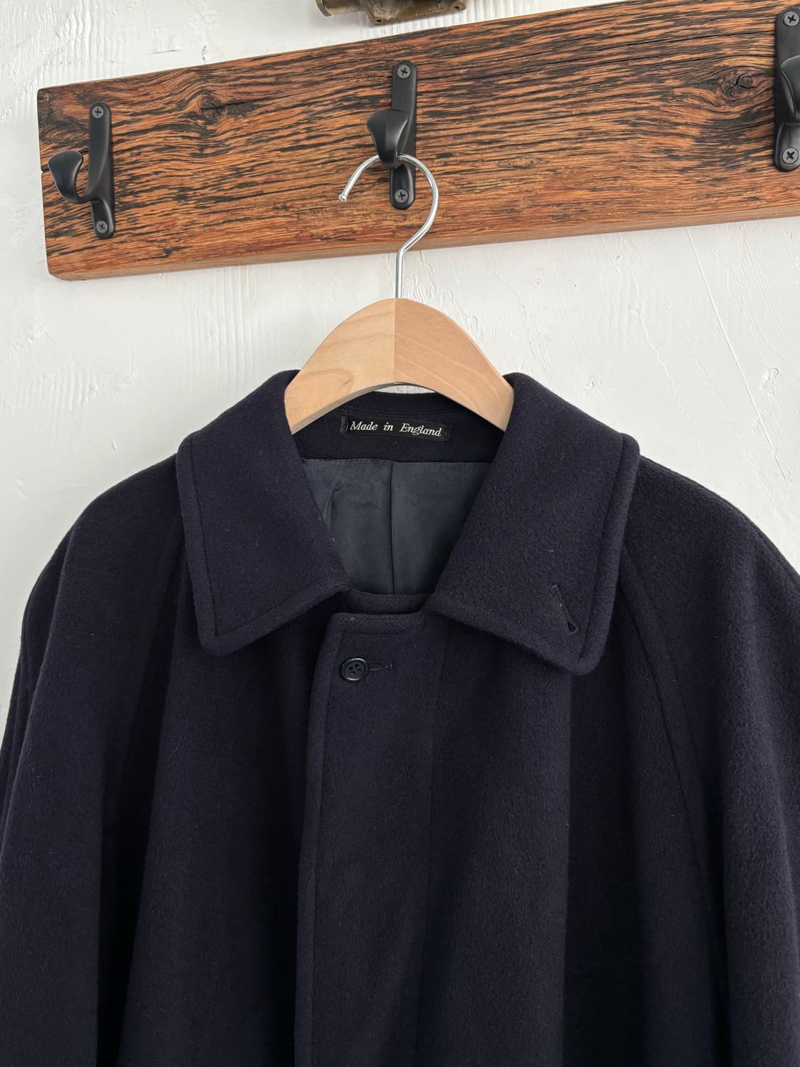 Burberry 버버리 히든 싱글 네이비 코트 상품이미지8