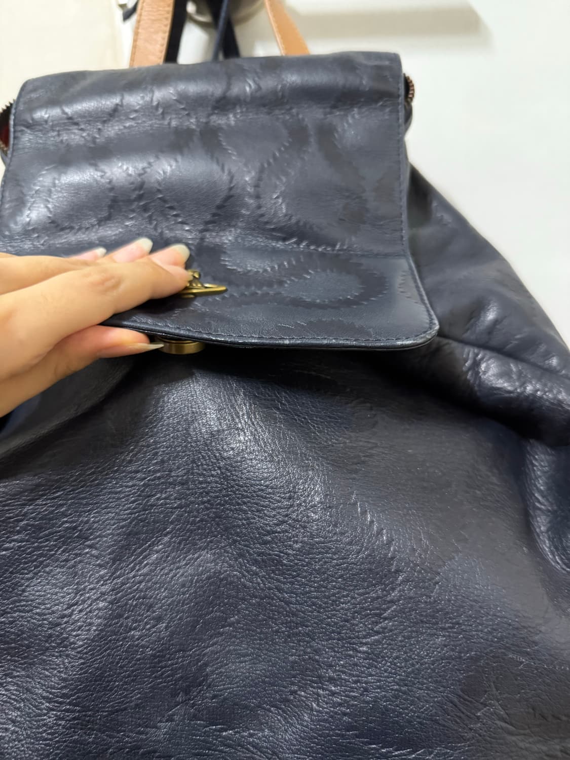 비비안 웨스트우드 네이비 백팩 상품이미지3