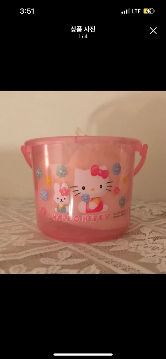 🧸고전문구 키티 바스켓 소품함🧸  상품이미지1
