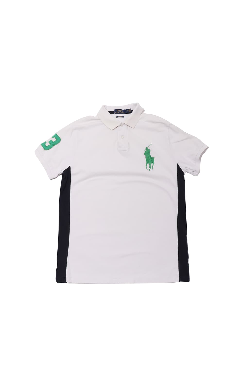 폴로랄프로렌 빅포니 배색 폴로 반팔 카라티 size L 상품이미지1