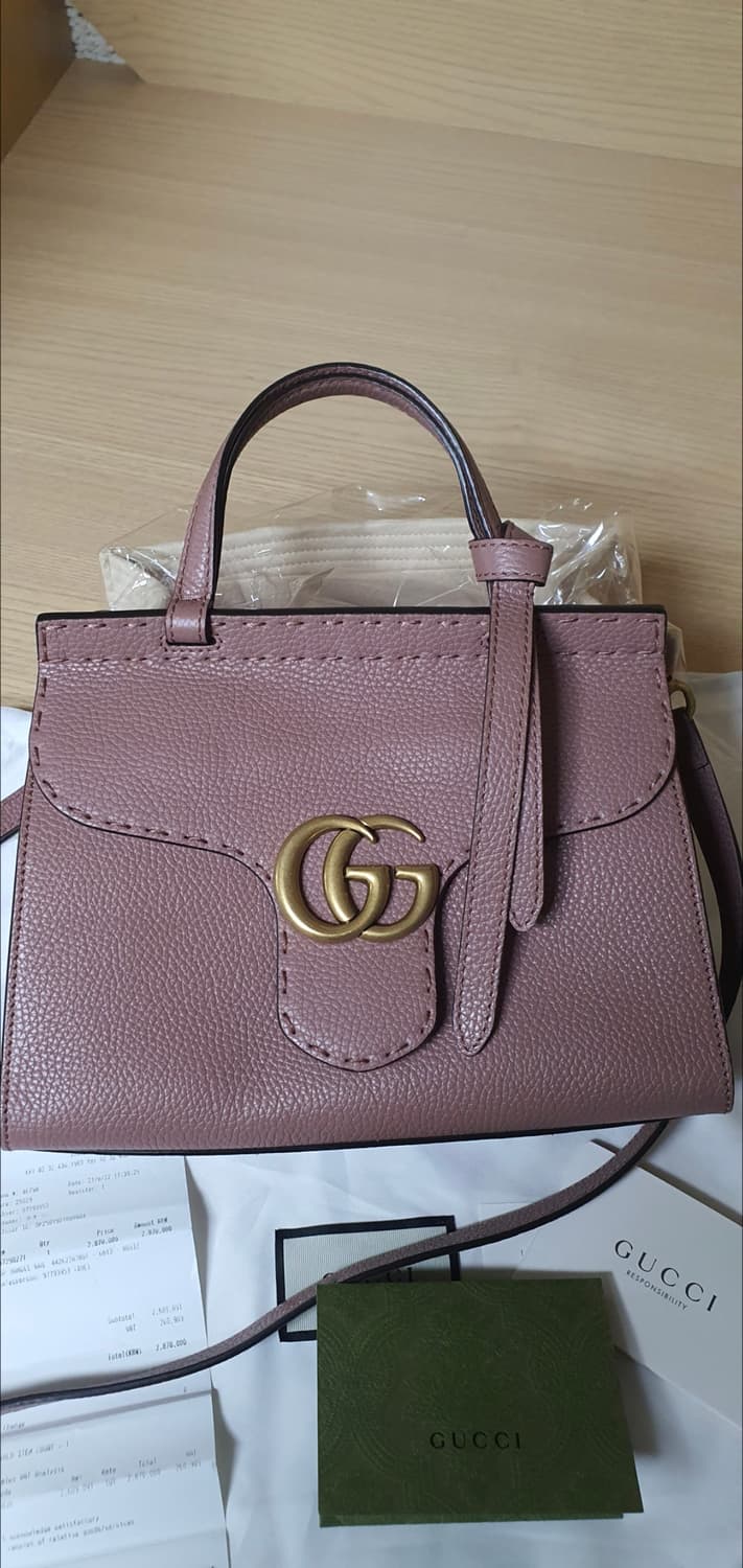 (미사용)구찌 크로스백/탑핸들 미니백 새상품급 정품(영수증O) 상품이미지2