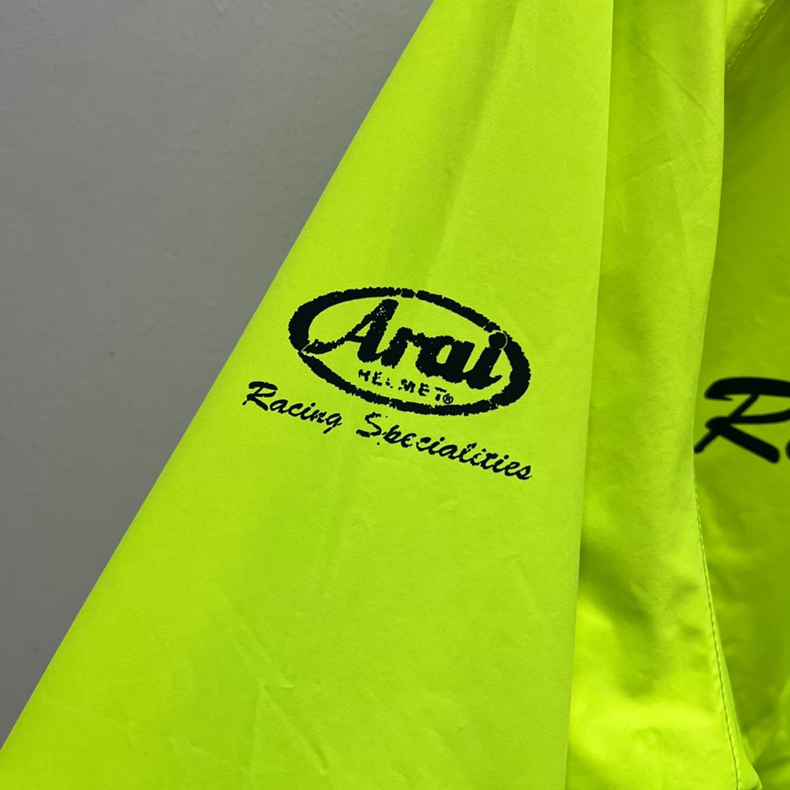 Arai 아라이 헬멧 프린팅 형광 바람막이 라이더 자켓 XL 상품이미지9