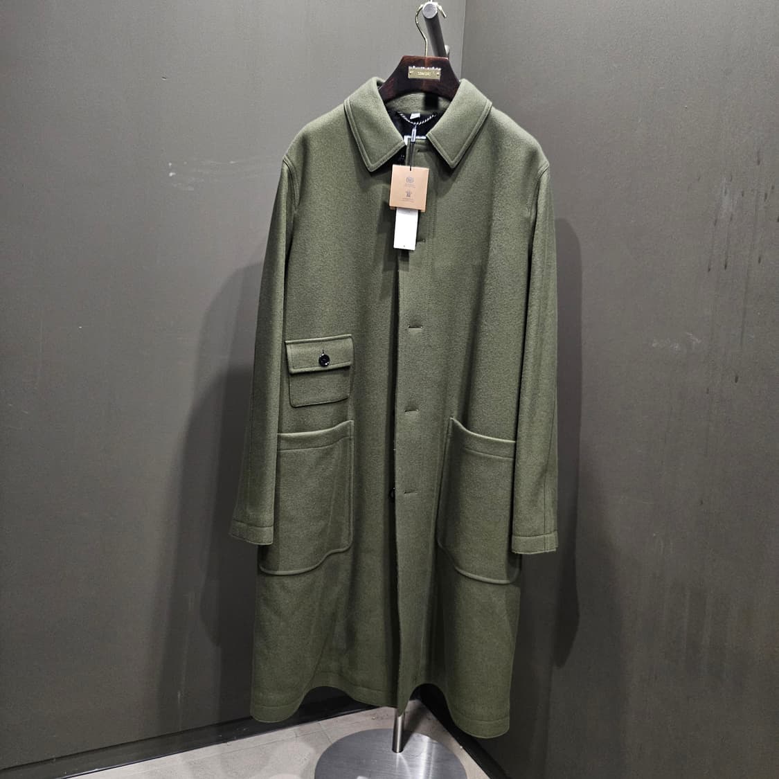 버버리 밀리터리 포켓 발마칸 코트 상품이미지1