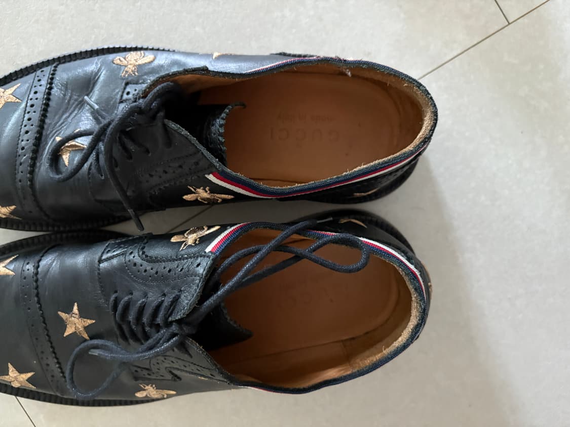 구찌 꿀벌 레이스업 더비슈즈 상품이미지8