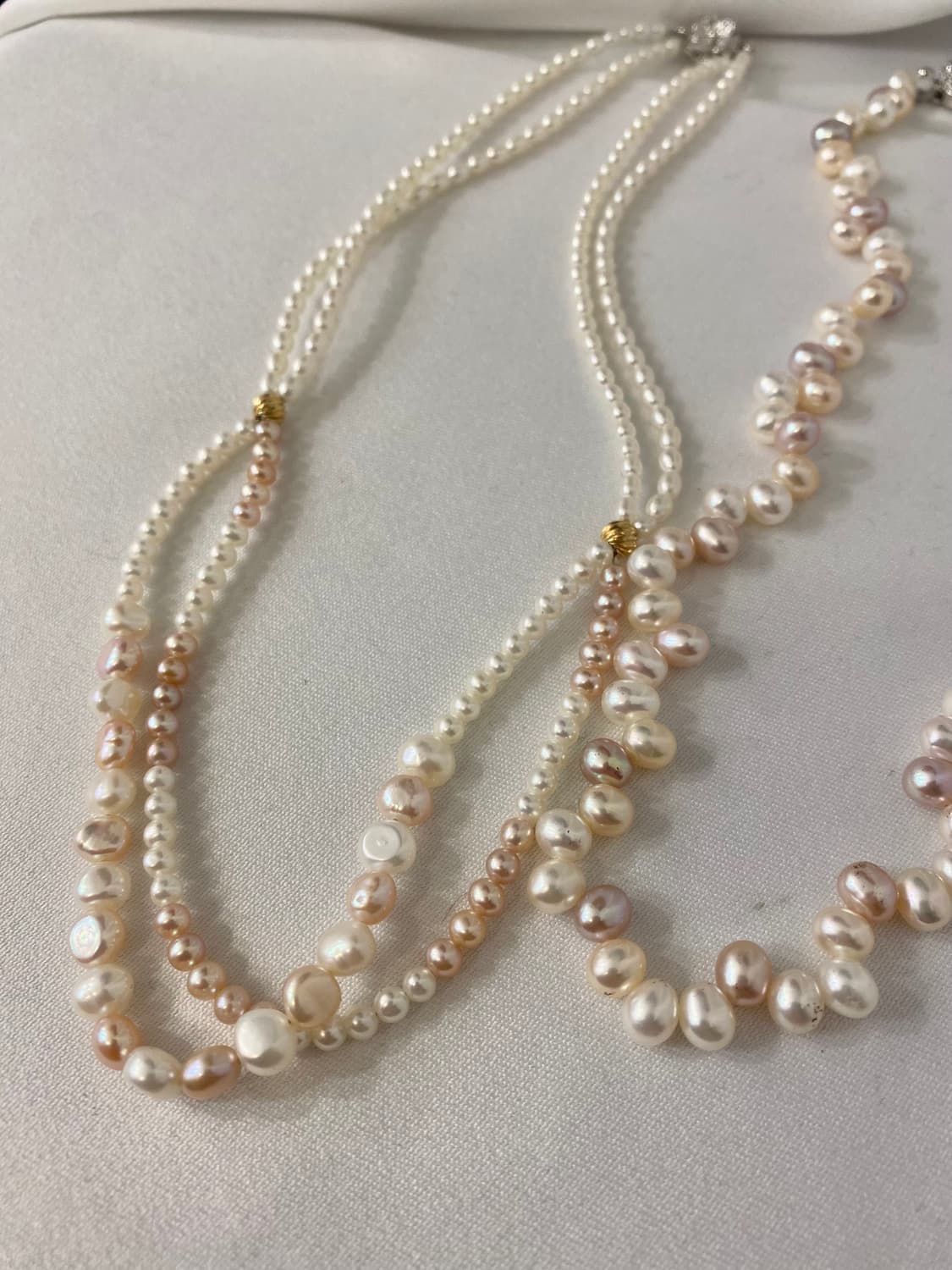 2Line Fresh Water Pearl Silver 상품이미지7