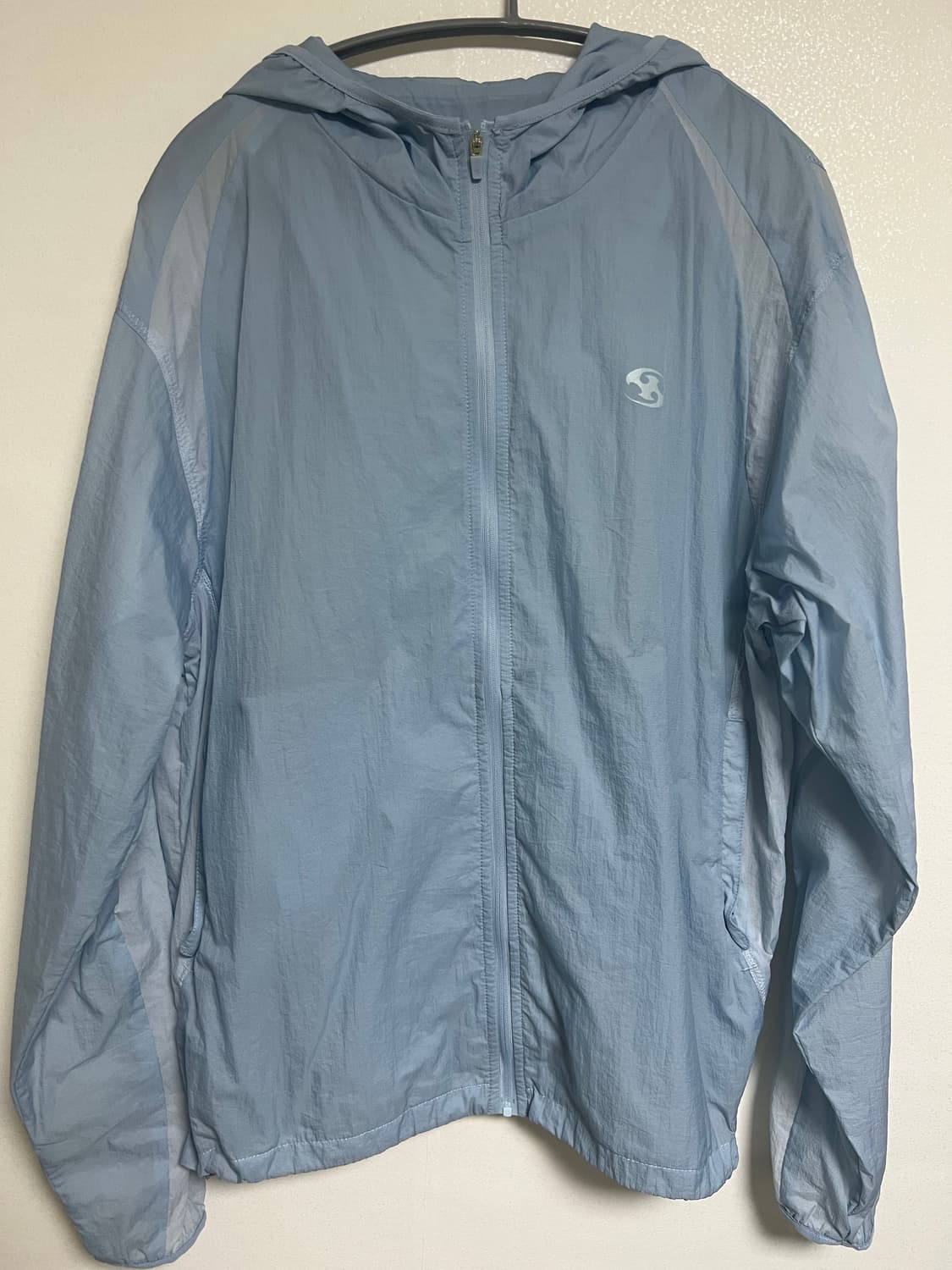 산산기어 패널드 자켓 스카이 블루 바람막이 1사이즈 상품이미지2