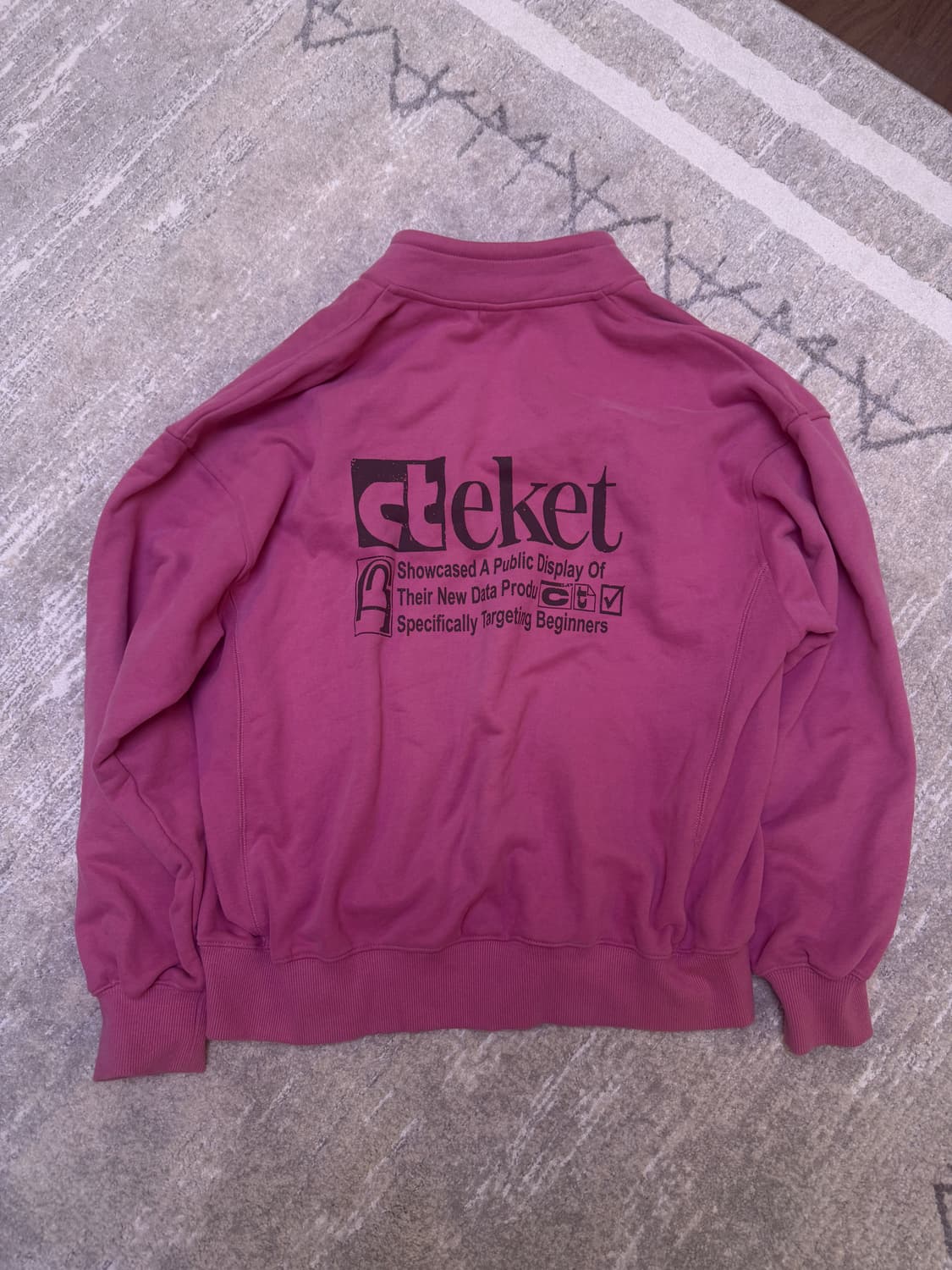 테켓 플랜 하프집업 Plan Half Zip-Up Sweatshirt P 상품이미지3