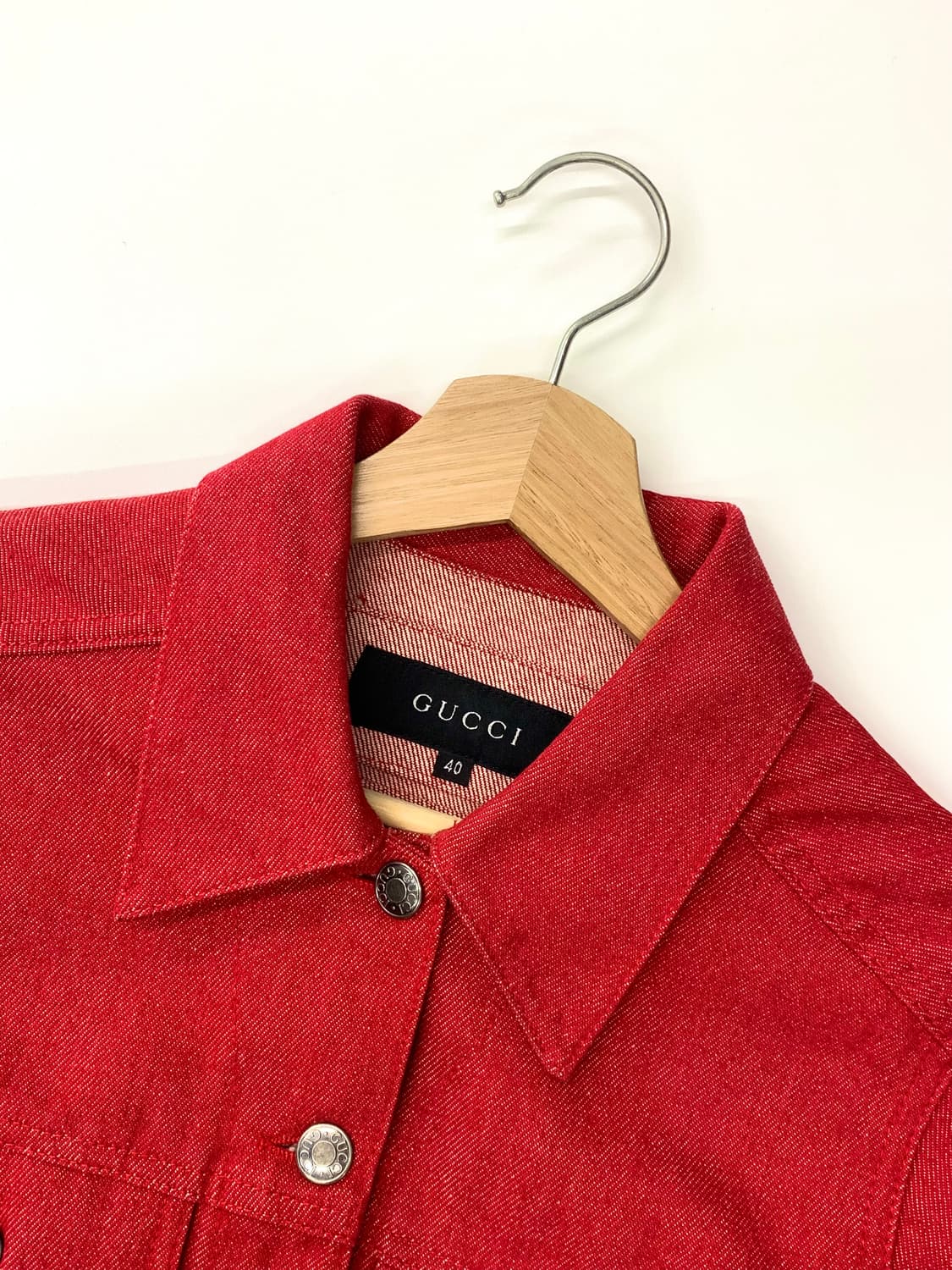 Gucci 구찌 레드 데님 트러커 자켓 상품이미지6