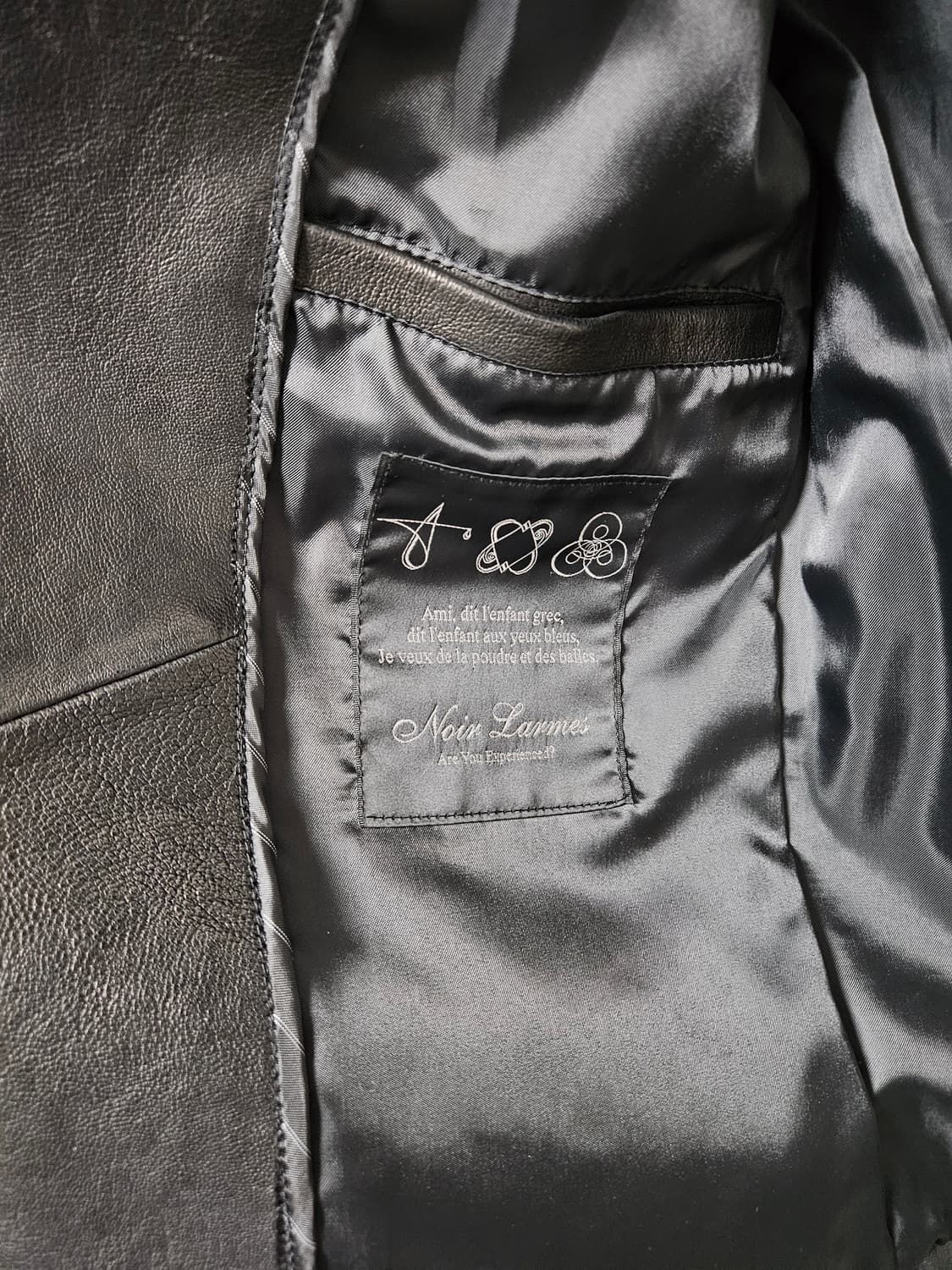 느와르라르메스 라이더 자켓 상품이미지5