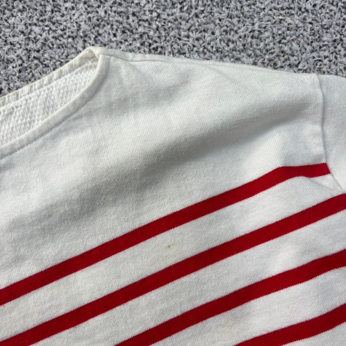 실측 럭키슈에뜨 여성 스트라이프 티셔츠 0331J 상품이미지5