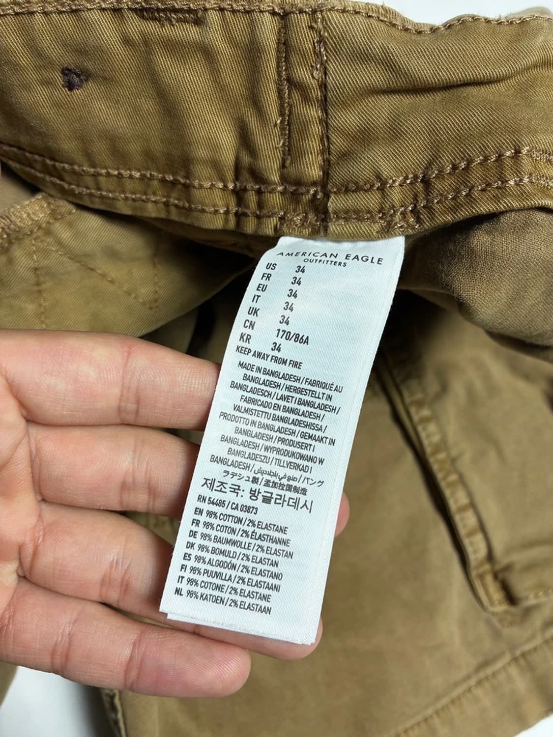 아메리칸이글 빈티지 카고 코튼 반바지 R1356 상품이미지8