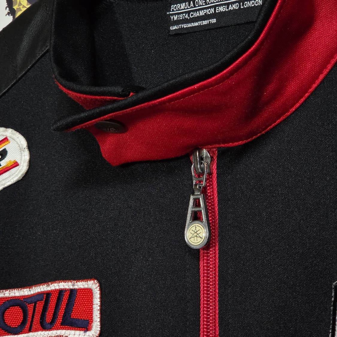 야마하 빅프린팅 레드&블랙 레이싱 져지 상품이미지3