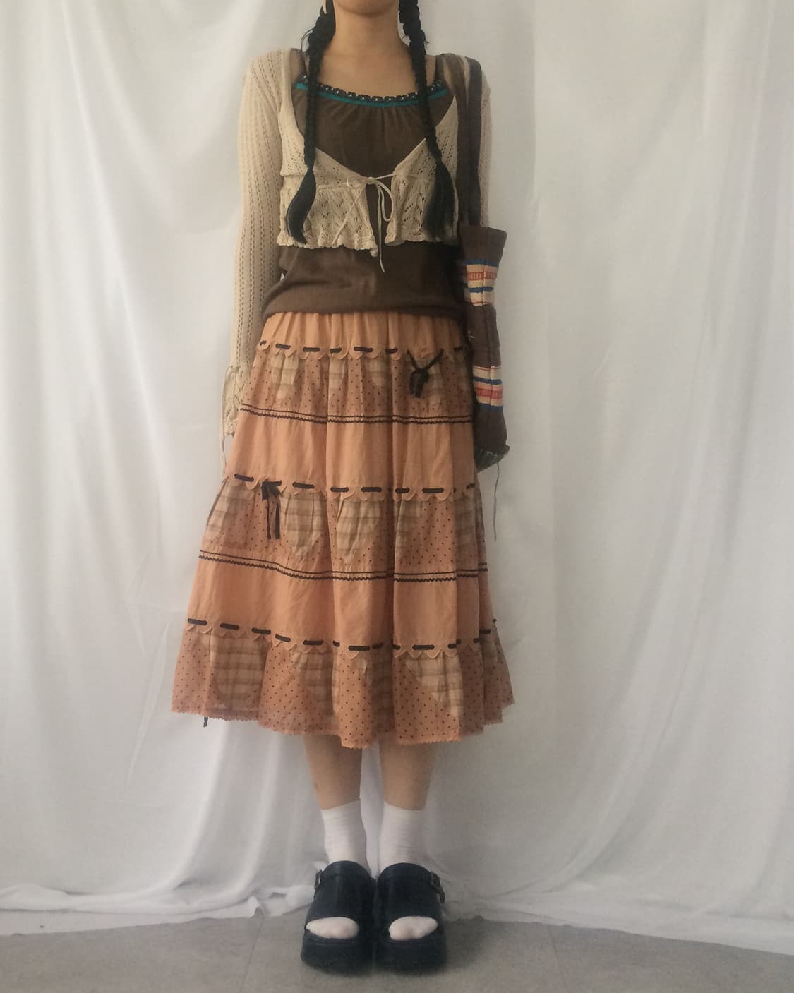 Tied point crochet cardigan 상품이미지6