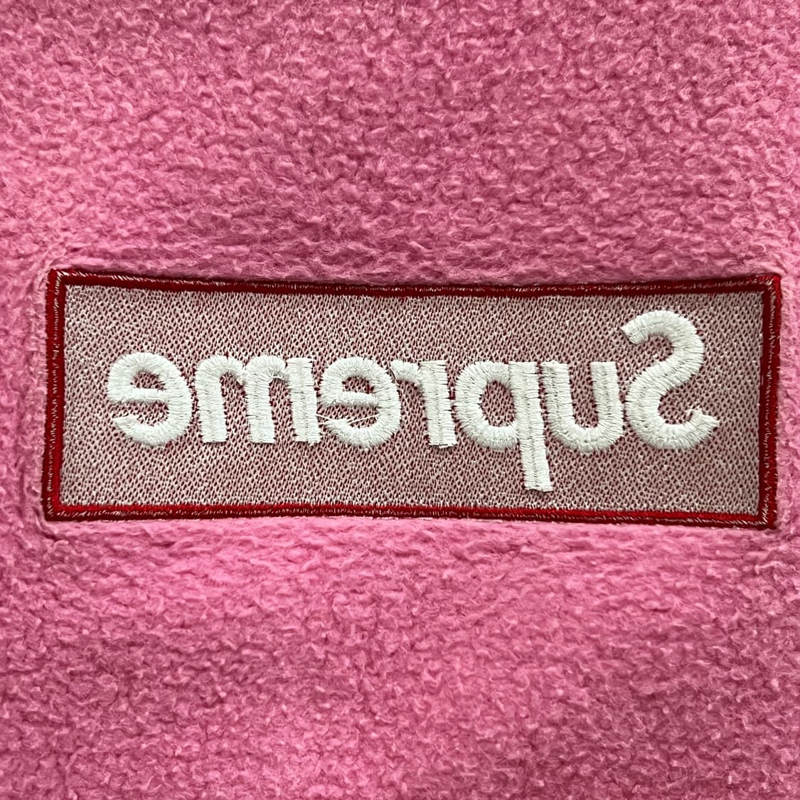 슈프림 15FW 박스로고 크루넥 헤더 핑크 상품이미지4