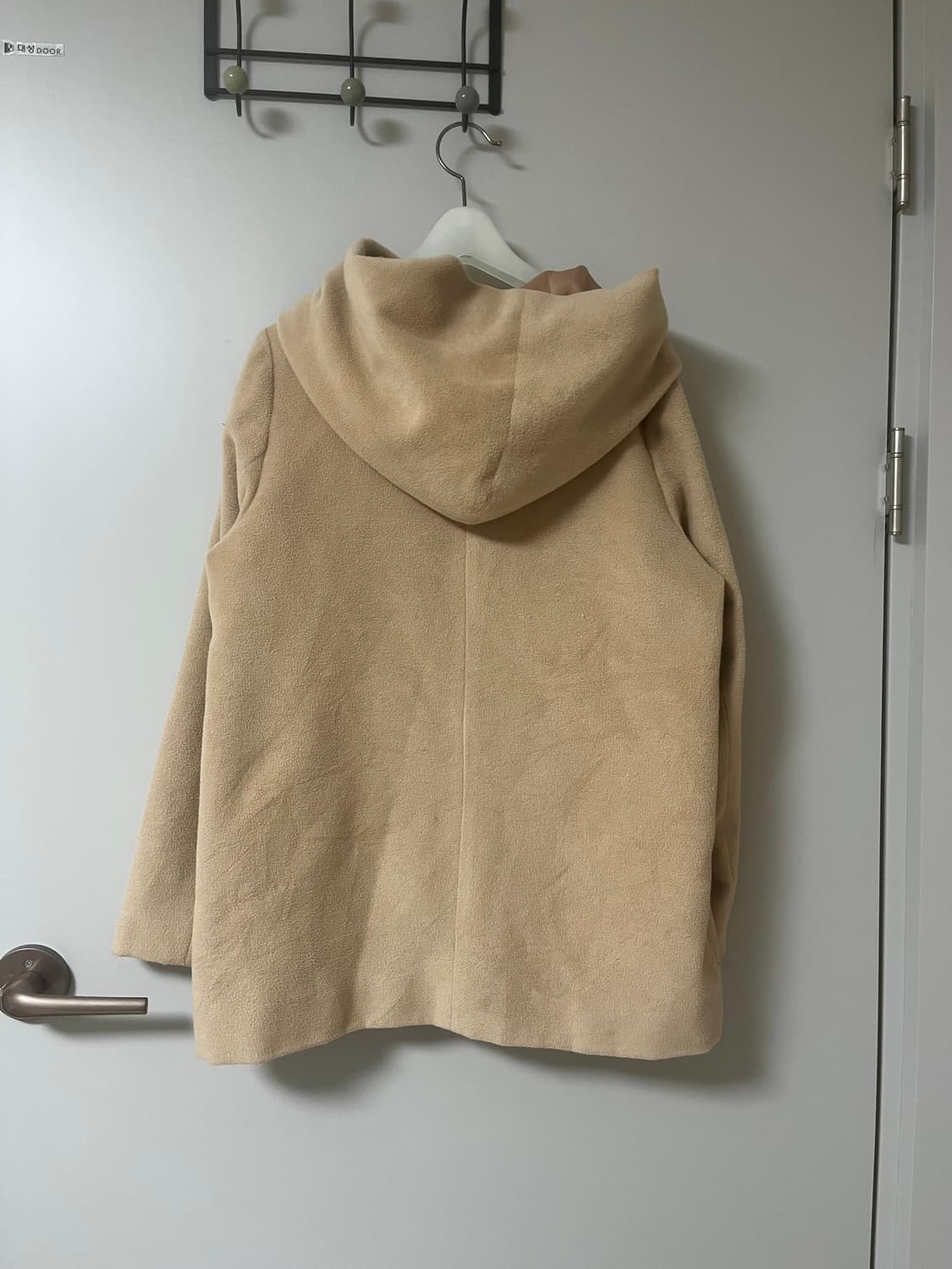 라떼갸루 모리 후드 버튼 코트 상품이미지2