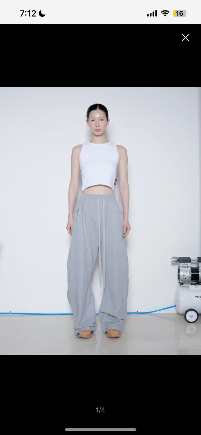 온리스웻팬츠 25 뉴 벌룬 와이드 스웻팬츠 그레이 상품이미지1