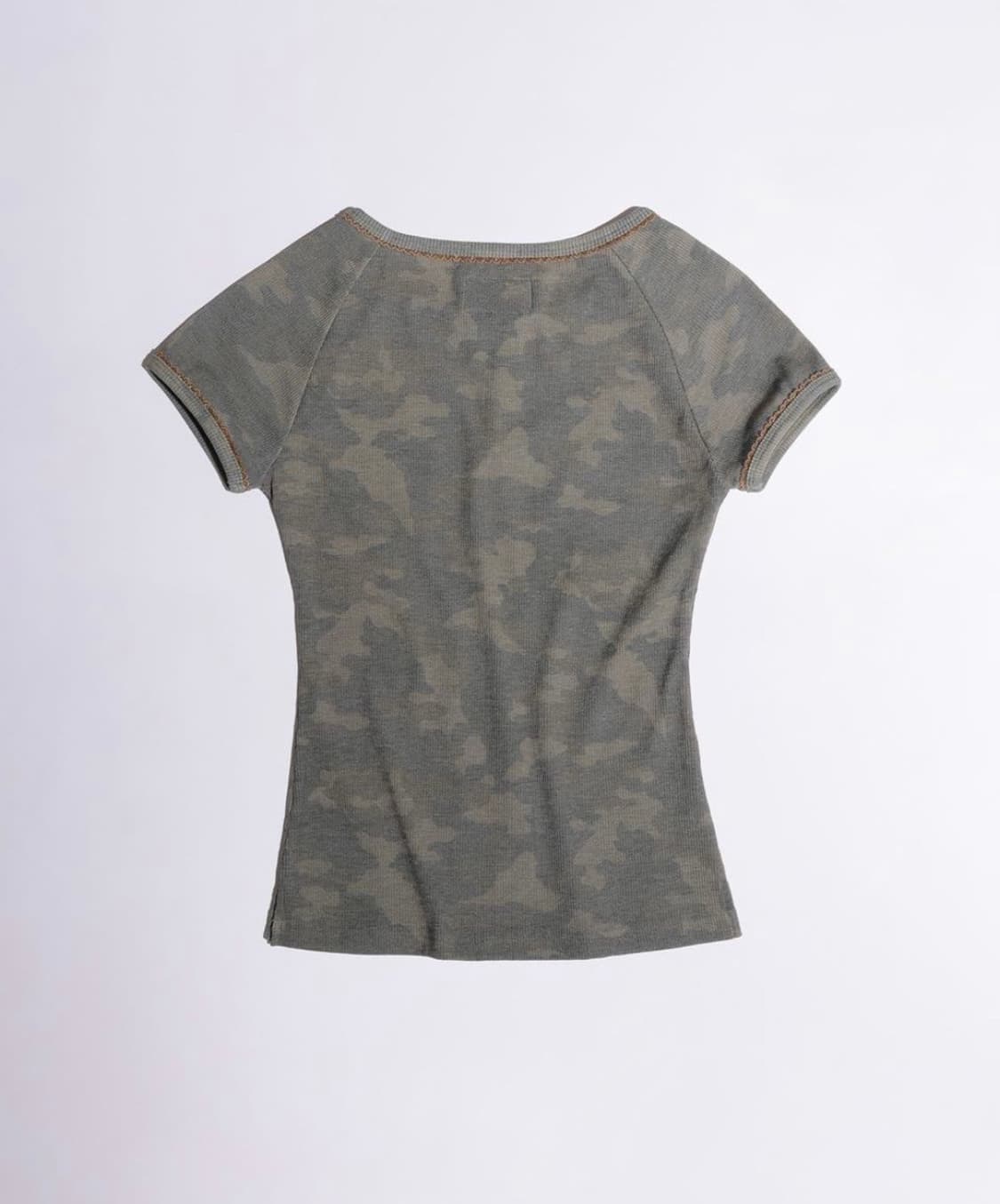 스컬프터 헤븐리 버튼 다운 카모 티 포레스트 S 상품이미지5