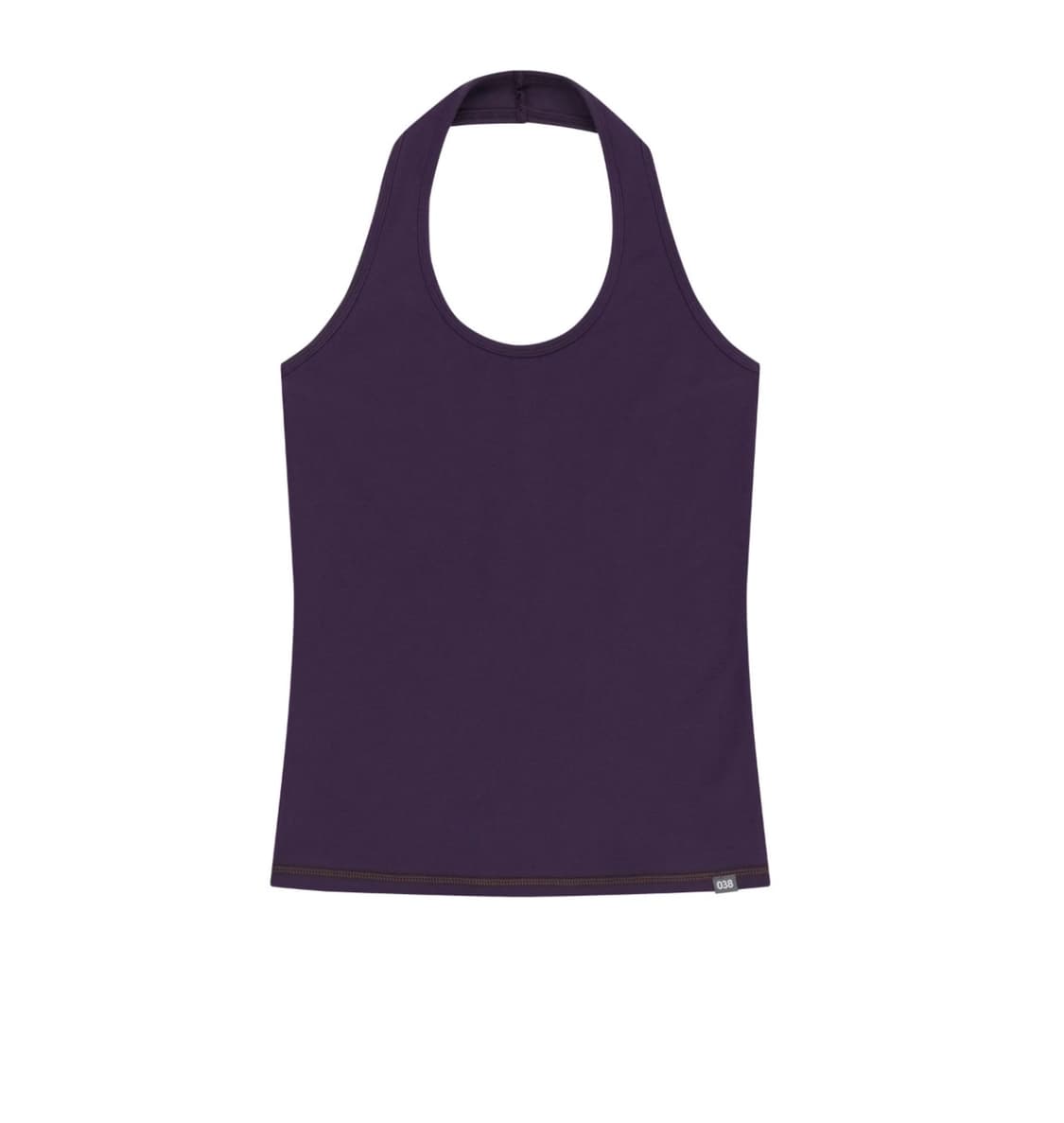 038 HALTER NECK SLEEVELESS PURPLE 상품이미지1