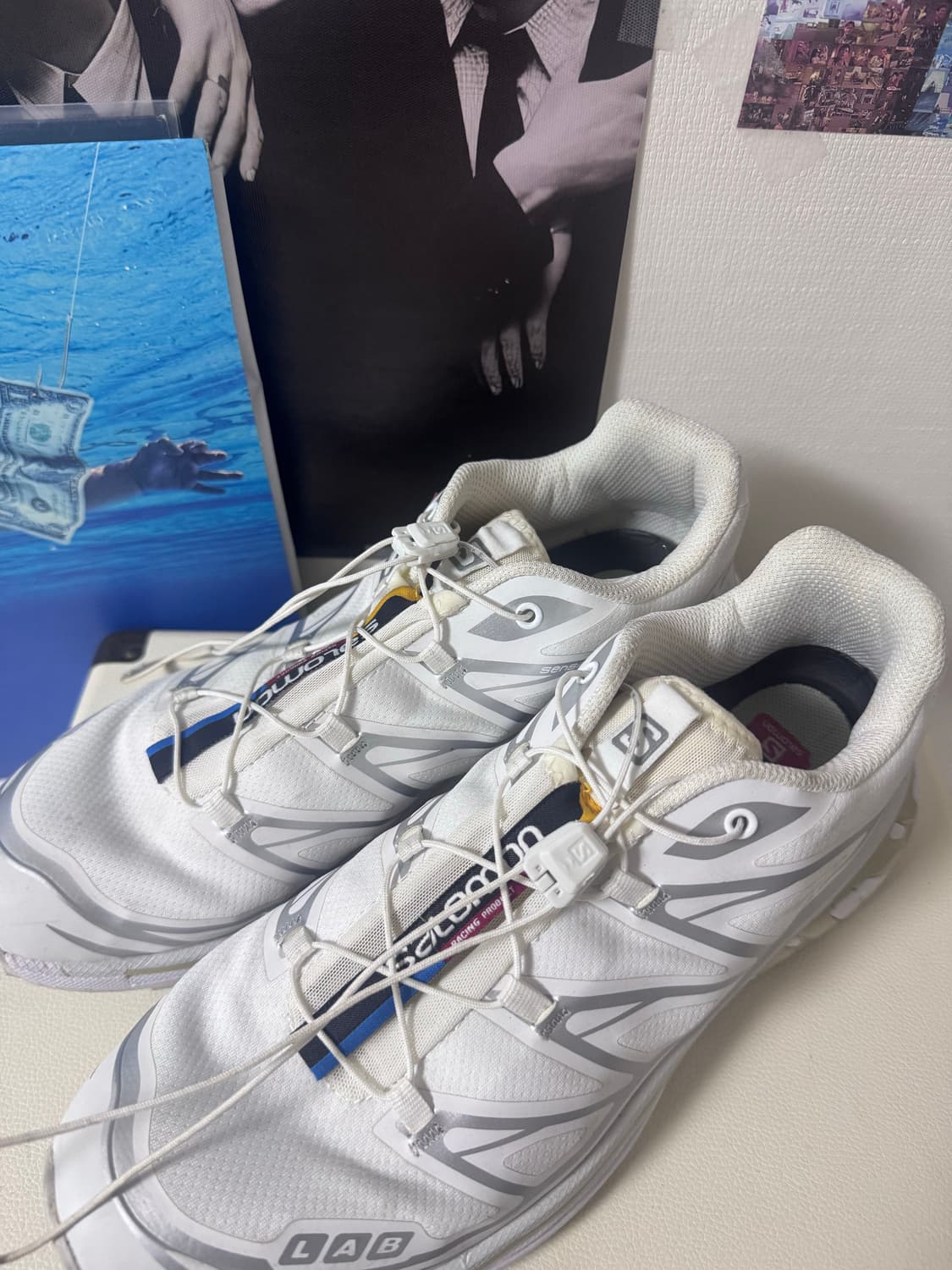 살로몬 XT-6 화이트 운동화 상품이미지1